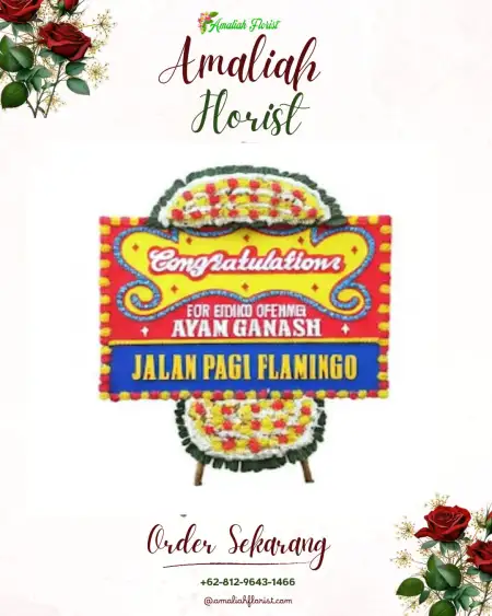 Sewa Papan Bunga Kelor