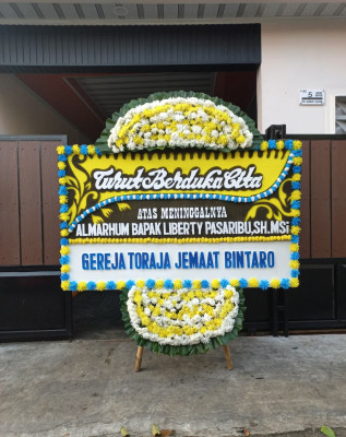 Papan Bunga Duka di Kelor