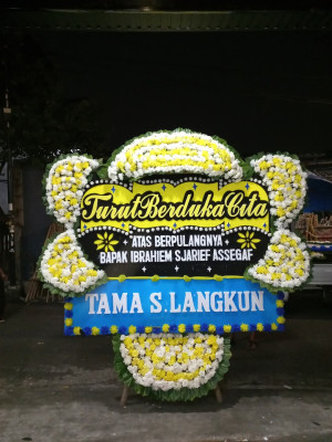 Papan Bunga Duka di Kelor
